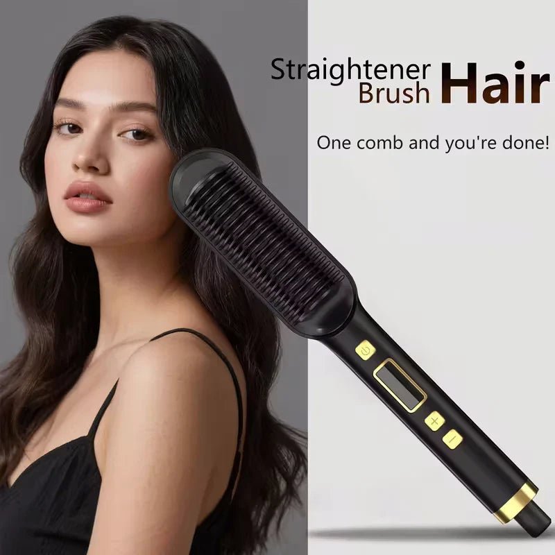 Professional hair straightener Brush - ChaseUpStore