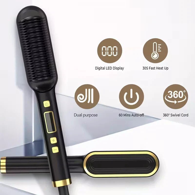 Professional hair straightener Brush - ChaseUpStore